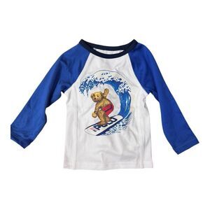 Ralph Lauren Bear Toddlers Long Sleeve Swim Shirt. NEW